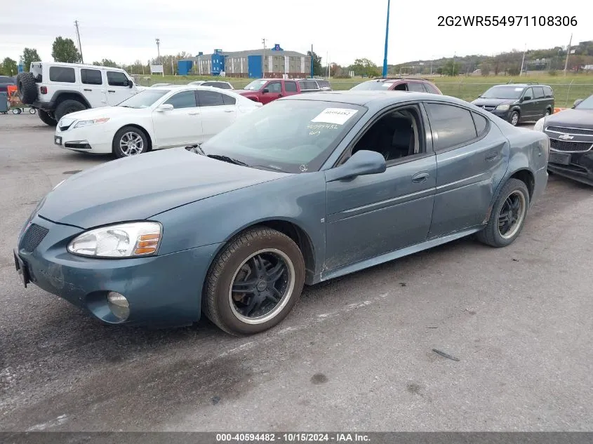 2007 Pontiac Grand Prix Gt VIN: 2G2WR554971108306 Lot: 40594482