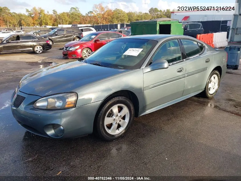 2G2WP552471216224 2007 Pontiac Grand Prix