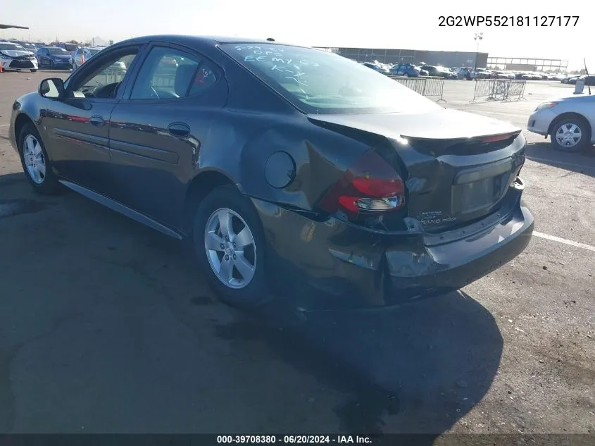 2G2WP552181127177 2008 Pontiac Grand Prix