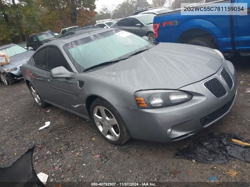 2008 Pontiac Grand Prix Gxp VIN: 2G2WC55C781159054 Lot: 40792907