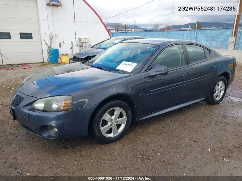 2G2WP552481174235 2008 Pontiac Grand Prix