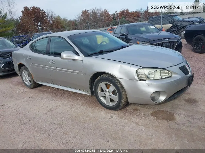 2G2WP552681181414 2008 Pontiac Grand Prix