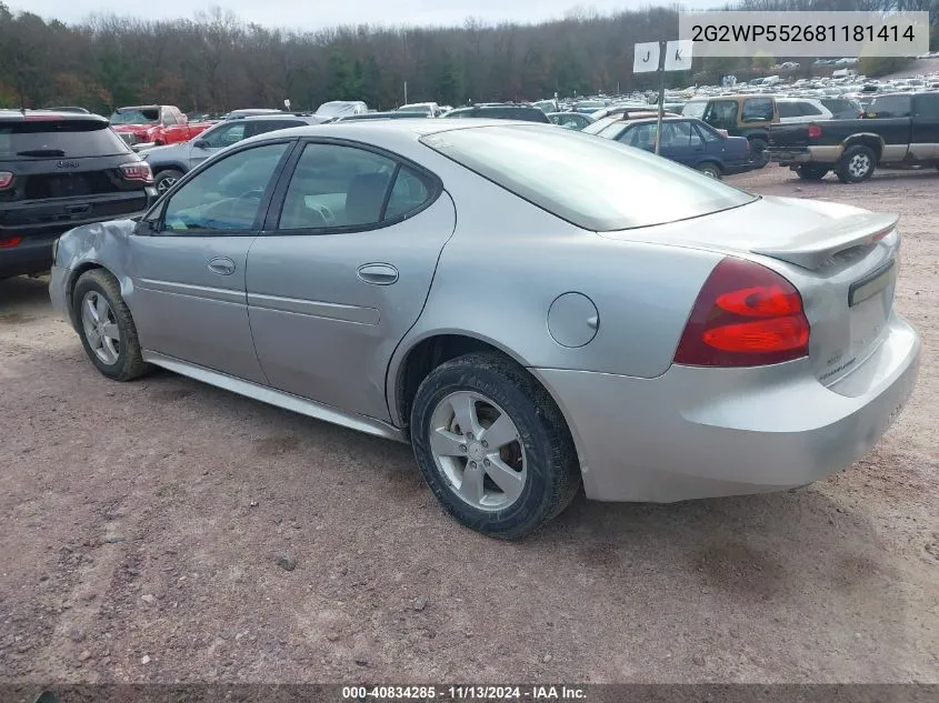 2G2WP552681181414 2008 Pontiac Grand Prix