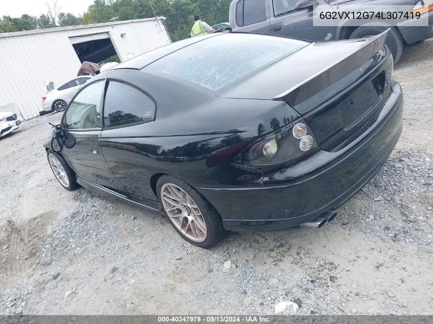 6G2VX12G74L307419 2004 Pontiac Gto