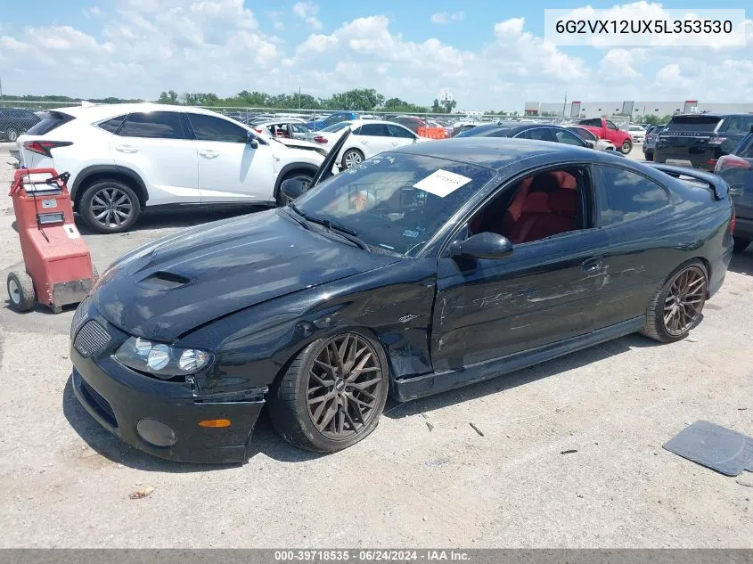 6G2VX12UX5L353530 2005 Pontiac Gto