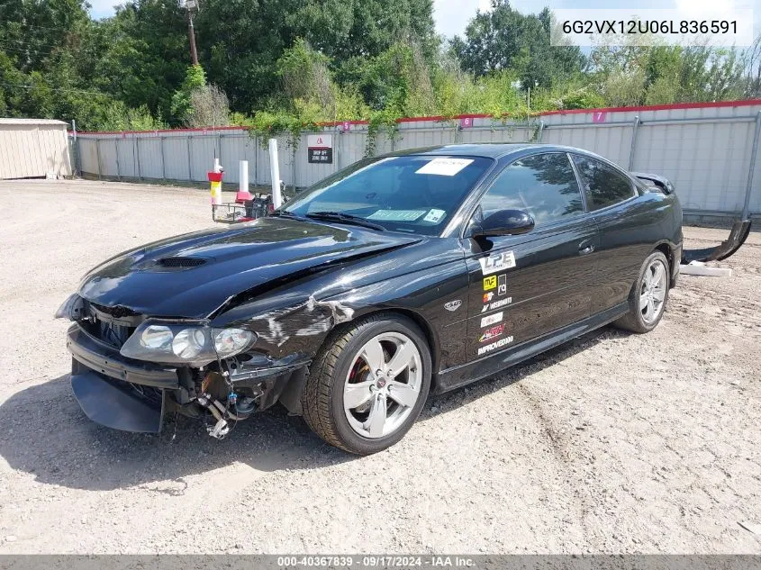 6G2VX12U06L836591 2006 Pontiac Gto