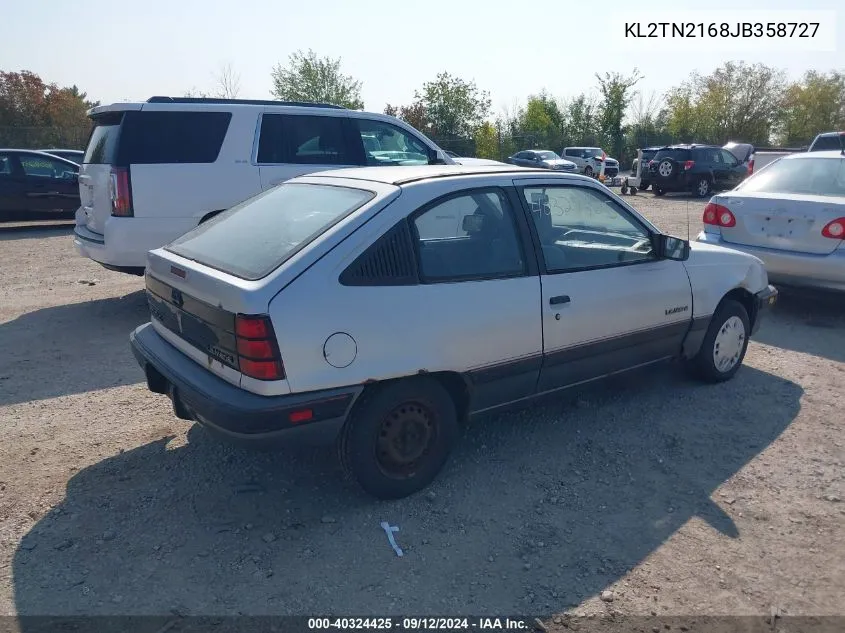 1988 Pontiac Lemans Aerocoupe VIN: KL2TN2168JB358727 Lot: 40324425