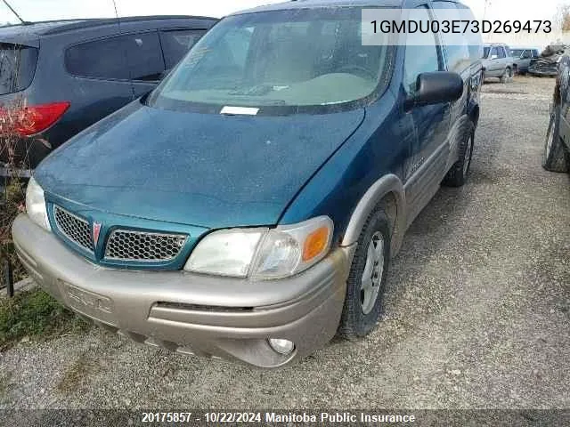 2003 Pontiac Montana VIN: 1GMDU03E73D269473 Lot: 20175857