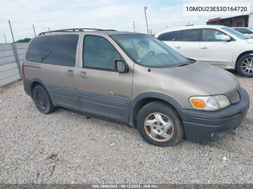 2003 Pontiac Montana V16 VIN: 1GMDU23E53D164720 Lot: 39593924