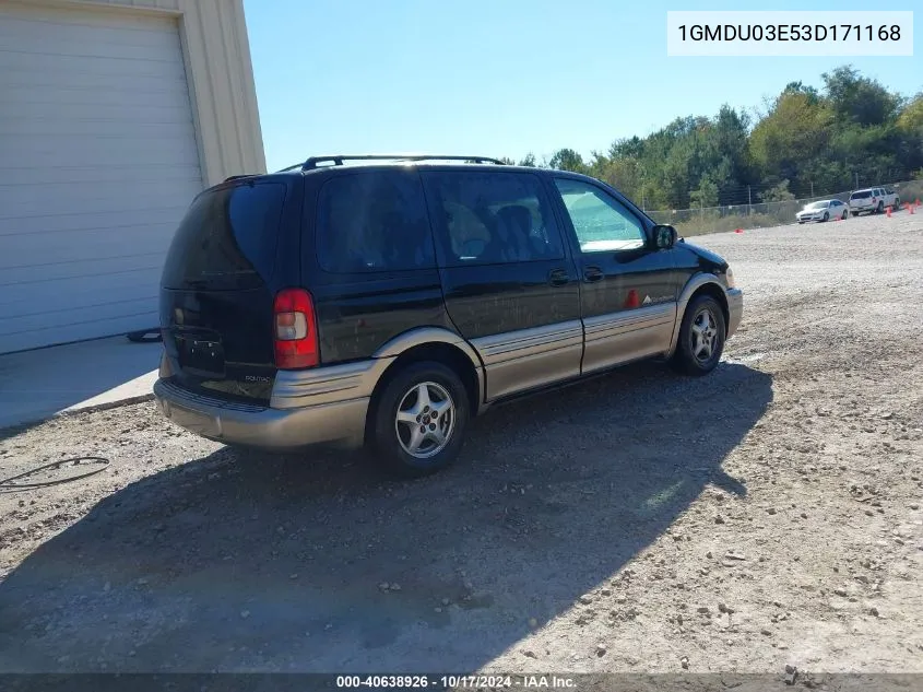 2003 Pontiac Montana N16 VIN: 1GMDU03E53D171168 Lot: 40638926