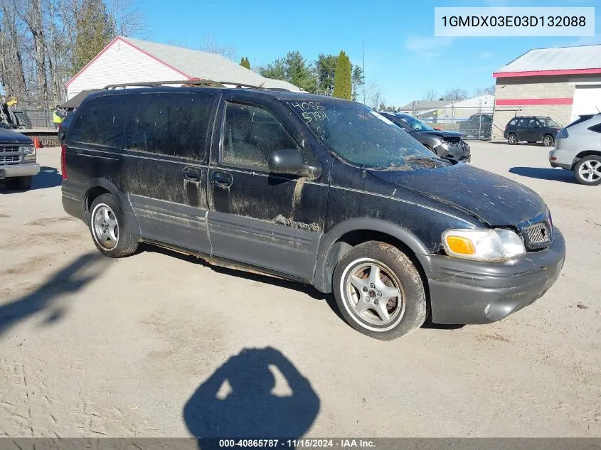 2003 Pontiac Montana M16 W/1Sa Pkg. VIN: 1GMDX03E03D132088 Lot: 40865787