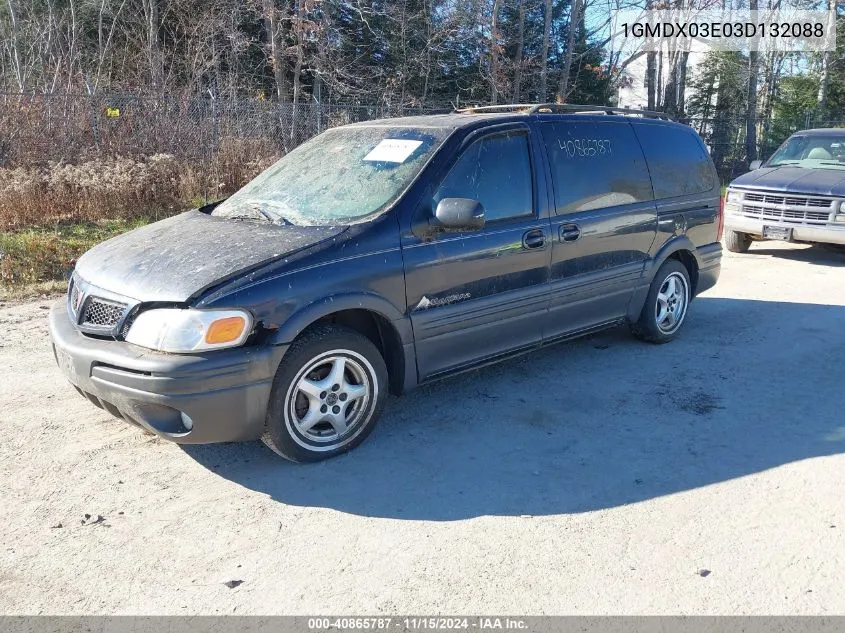 2003 Pontiac Montana M16 W/1Sa Pkg. VIN: 1GMDX03E03D132088 Lot: 40865787