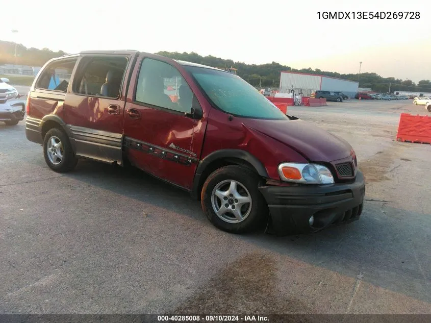 2004 Pontiac Montana M16 W/1Se Pkg. VIN: 1GMDX13E54D269728 Lot: 40285008