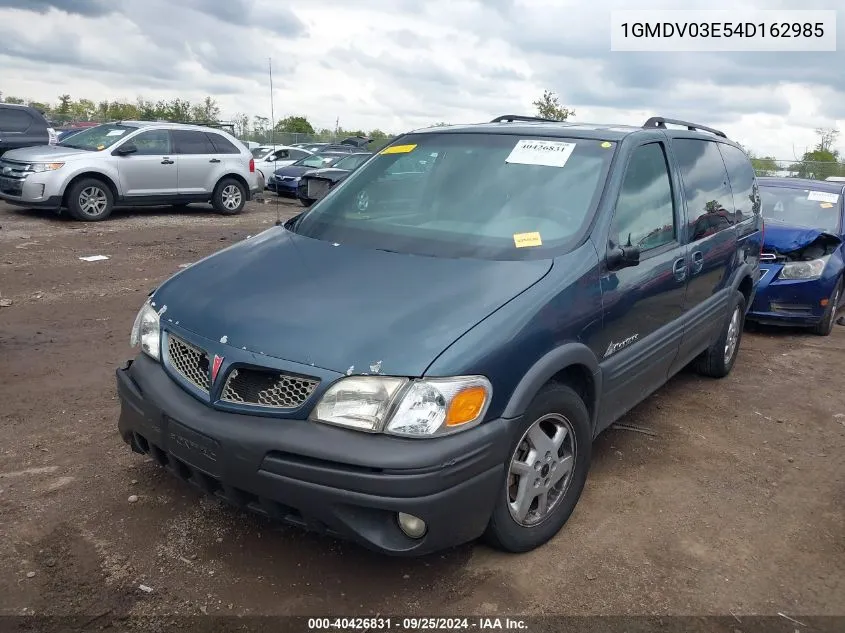 2004 Pontiac Montana T16 W/1Sx Pkg. VIN: 1GMDV03E54D162985 Lot: 40426831