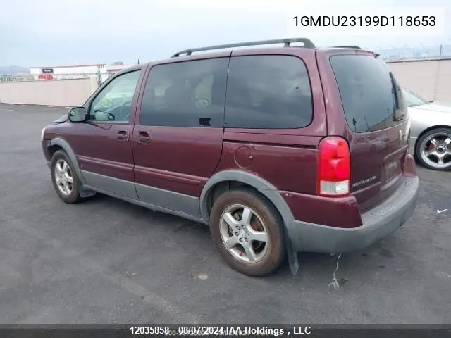 1GMDU23199D118653 2009 Pontiac Montana Sv6