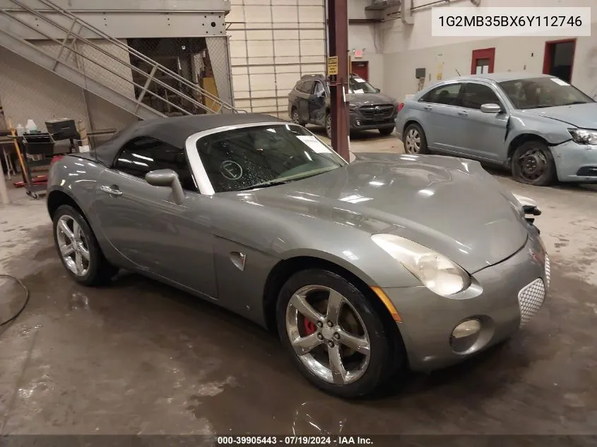 1G2MB35BX6Y112746 2006 Pontiac Solstice