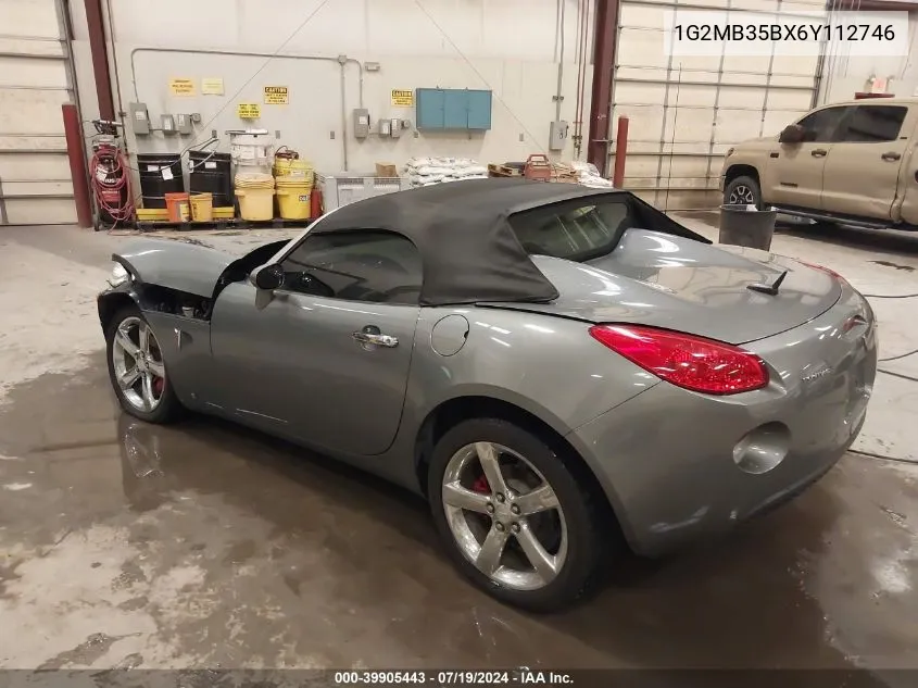 1G2MB35BX6Y112746 2006 Pontiac Solstice