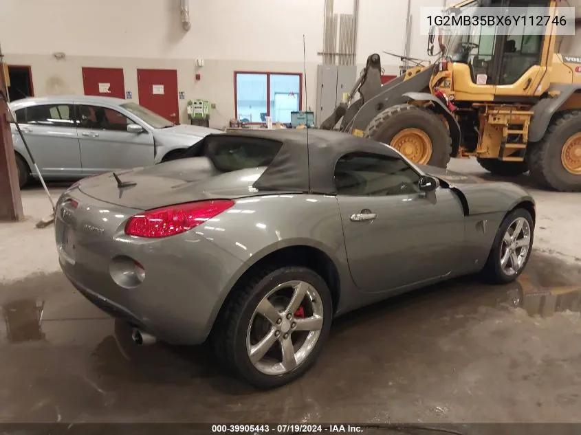 1G2MB35BX6Y112746 2006 Pontiac Solstice