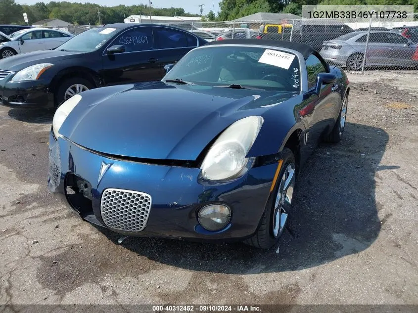 1G2MB33B46Y107738 2006 Pontiac Solstice