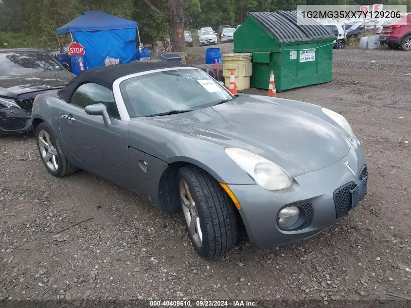 2007 Pontiac Solstice Gxp VIN: 1G2MG35XX7Y129206 Lot: 40409610