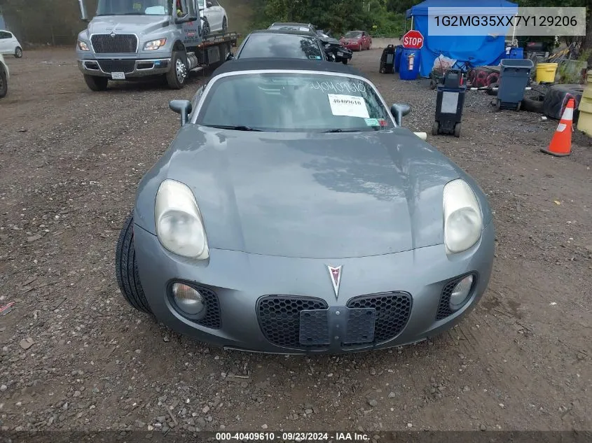 2007 Pontiac Solstice Gxp VIN: 1G2MG35XX7Y129206 Lot: 40409610