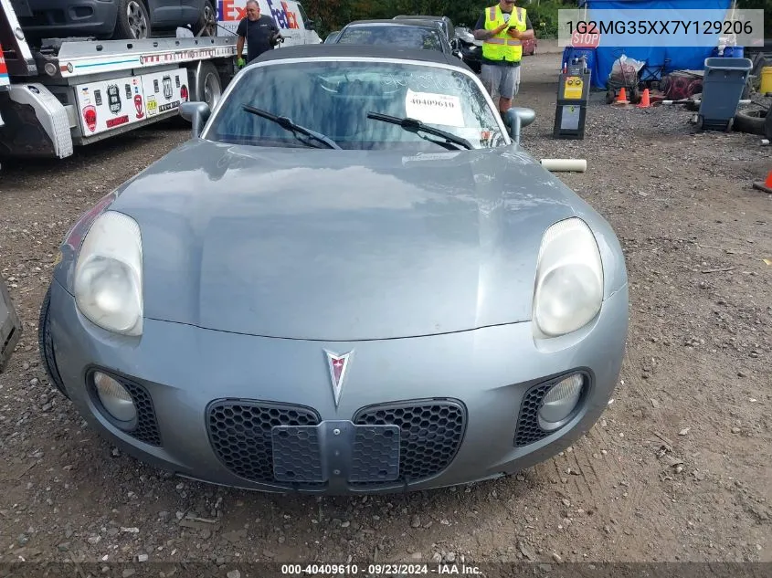 2007 Pontiac Solstice Gxp VIN: 1G2MG35XX7Y129206 Lot: 40409610