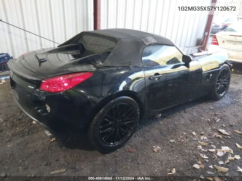 1G2MG35X57Y120672 2007 Pontiac Solstice Gxp