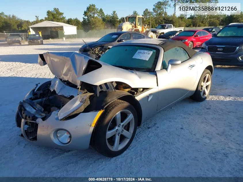 2008 Pontiac Solstice VIN: 1G2MC35B88Y121266 Lot: 40628778