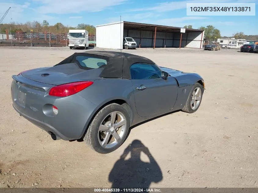 2008 Pontiac Solstice Gxp VIN: 1G2MF35X48Y133871 Lot: 40845339