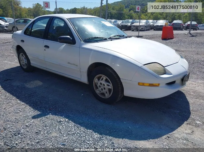 1996 Pontiac Sunfire Se VIN: 1G2JB5248T7500810 Lot: 40294589