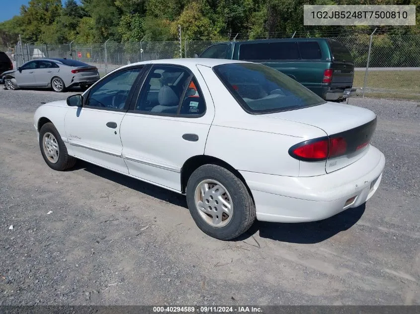 1996 Pontiac Sunfire Se VIN: 1G2JB5248T7500810 Lot: 40294589