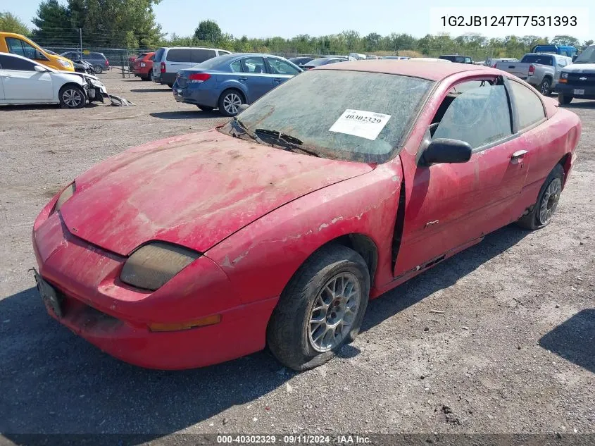 1996 Pontiac Sunfire Se VIN: 1G2JB1247T7531393 Lot: 40302329