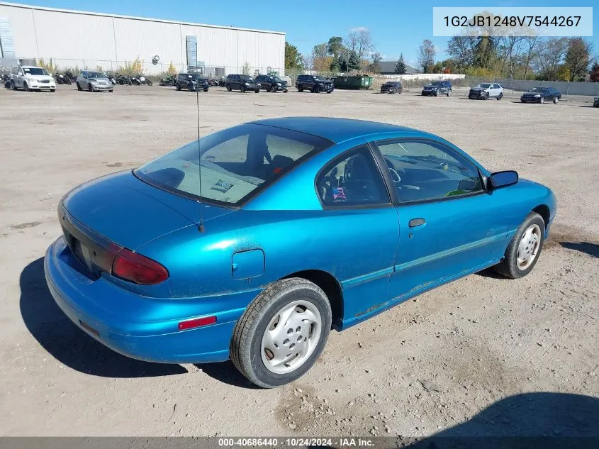 1997 Pontiac Sunfire Se VIN: 1G2JB1248V7544267 Lot: 40686440