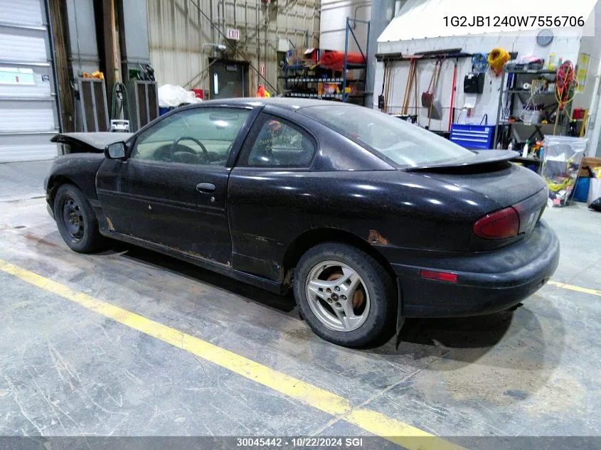 1998 Pontiac Sunfire Se VIN: 1G2JB1240W7556706 Lot: 30045442