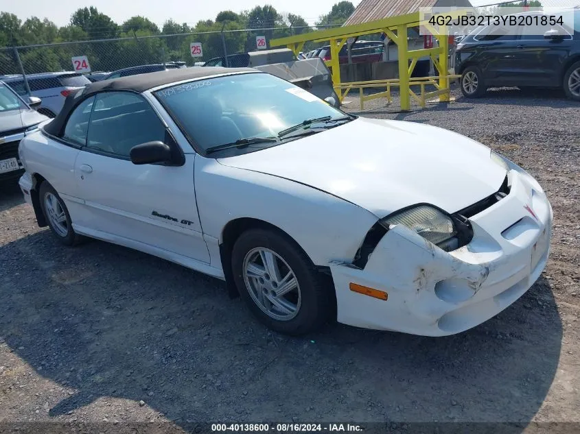 4G2JB32T3YB201854 2000 Pontiac Sunfire Gt