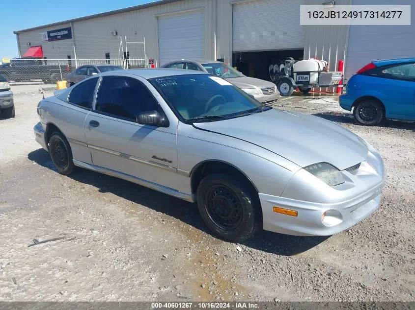 1G2JB124917314277 2001 Pontiac Sunfire Se