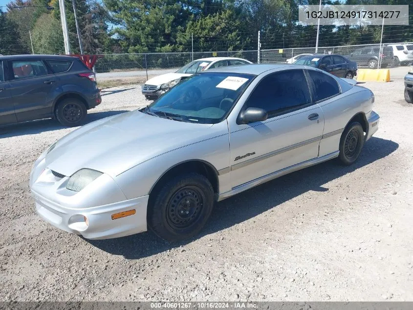 1G2JB124917314277 2001 Pontiac Sunfire Se