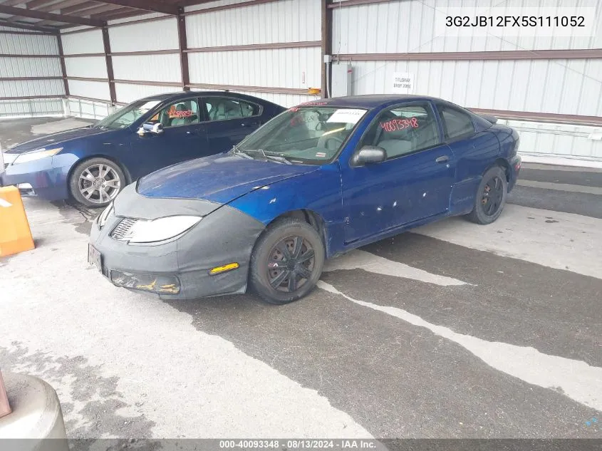 3G2JB12FX5S111052 2005 Pontiac Sunfire