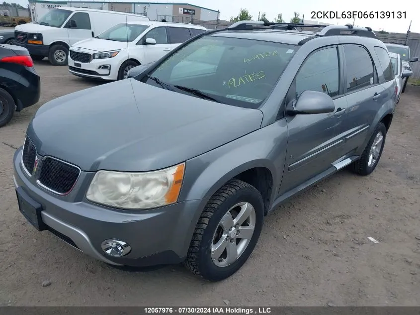 2006 Pontiac Torrent VIN: 2CKDL63F066139131 Lot: 12057976