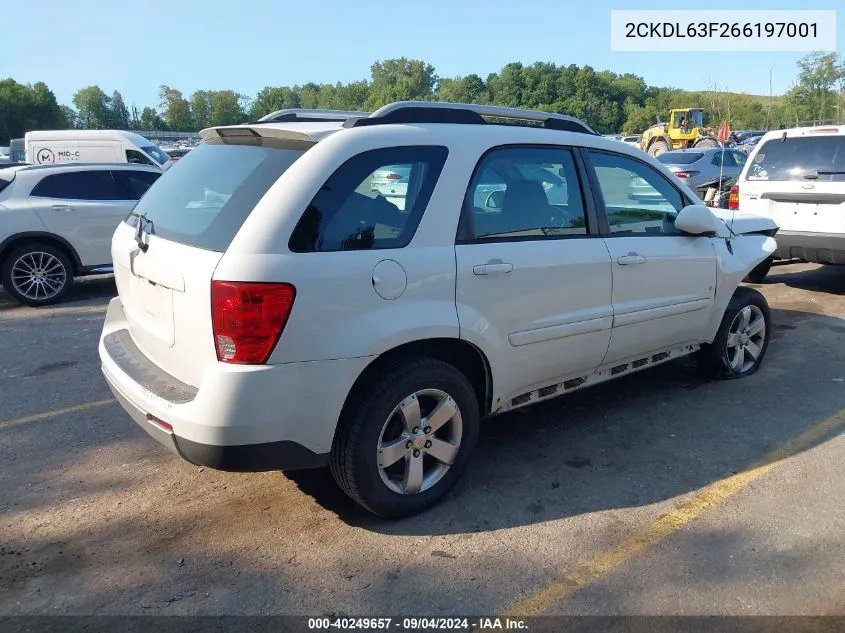 2CKDL63F266197001 2006 Pontiac Torrent