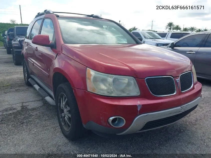 2CKDL63F666161571 2006 Pontiac Torrent