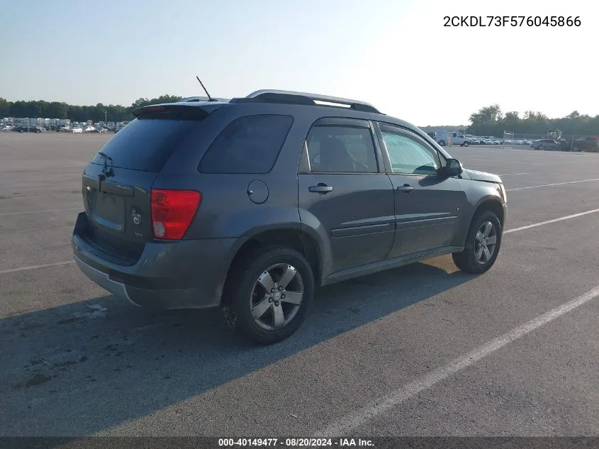 2007 Pontiac Torrent VIN: 2CKDL73F576045866 Lot: 40149477