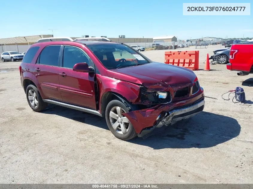 2CKDL73F076024777 2007 Pontiac Torrent