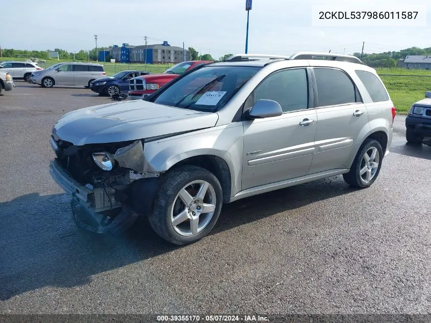 2CKDL537986011587 2008 Pontiac Torrent Gxp