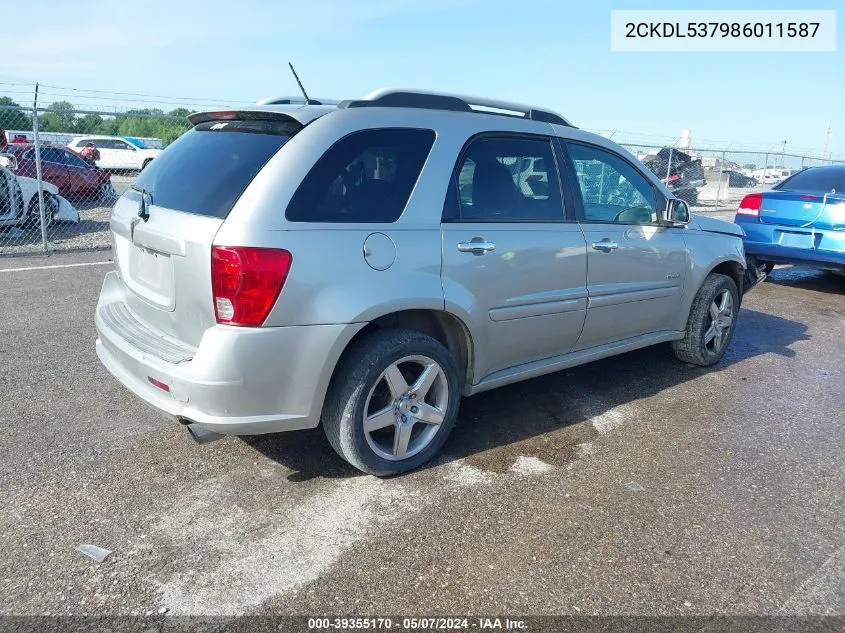 2CKDL537986011587 2008 Pontiac Torrent Gxp