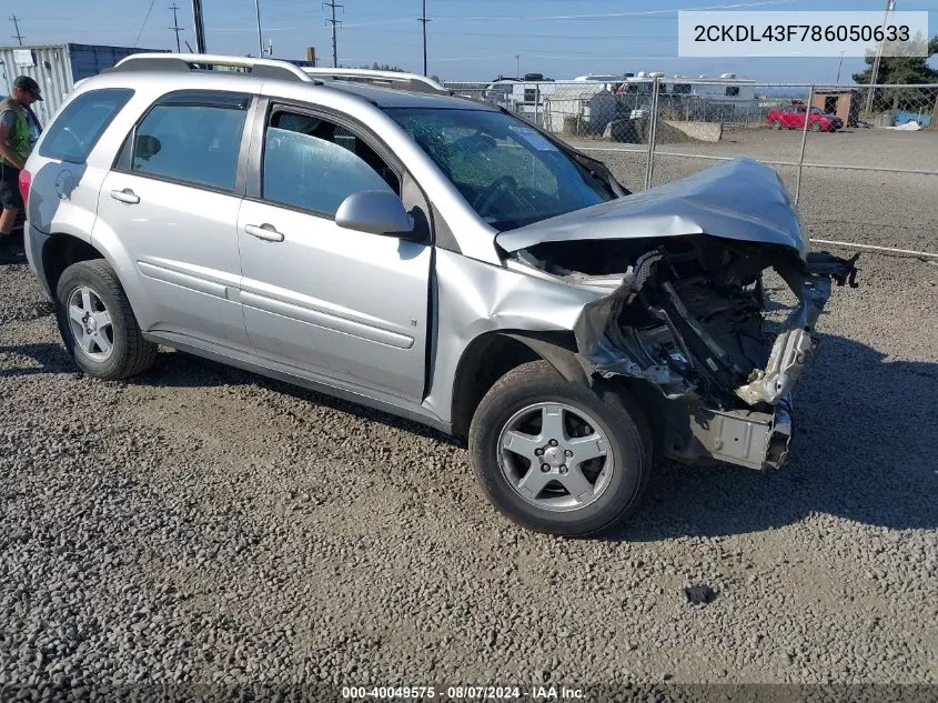 2CKDL43F786050633 2008 Pontiac Torrent