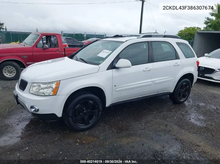 2CKDL43F386307674 2008 Pontiac Torrent