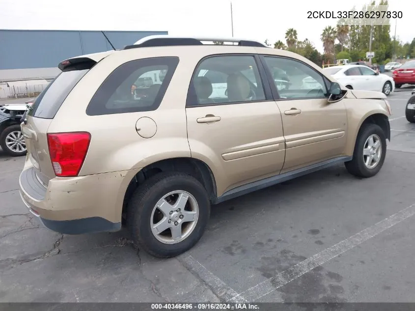 2CKDL33F286297830 2008 Pontiac Torrent