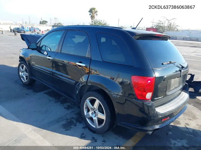 2CKDL637386063867 2008 Pontiac Torrent Gxp