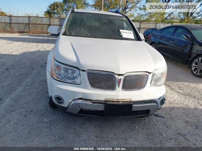 2008 Pontiac Torrent VIN: 2CKDL33F686307372 Lot: 40666360